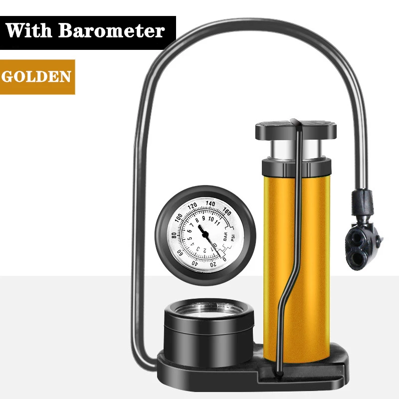 Автомобильные аксессуары с барометром высокое Давление воздушный насос мини