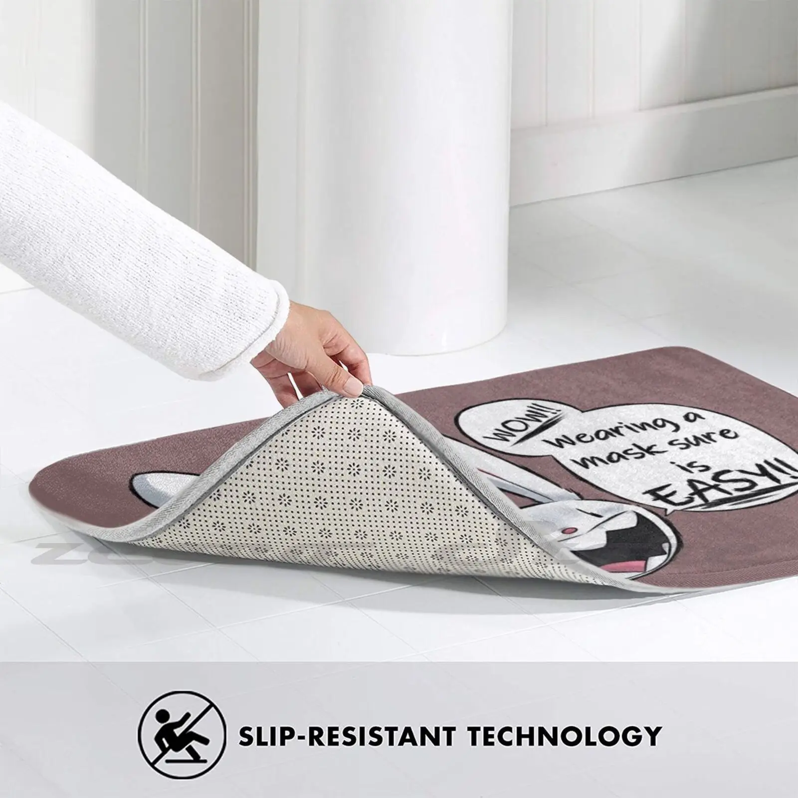 Маски легко впитывающие воду Нескользящие дверные коврики Sam и Max полиция