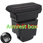 Для Renault Captur II 2018 подлокотник Универсальный Автомобильный Центральный пульт caja аксессуары для модификации с USB