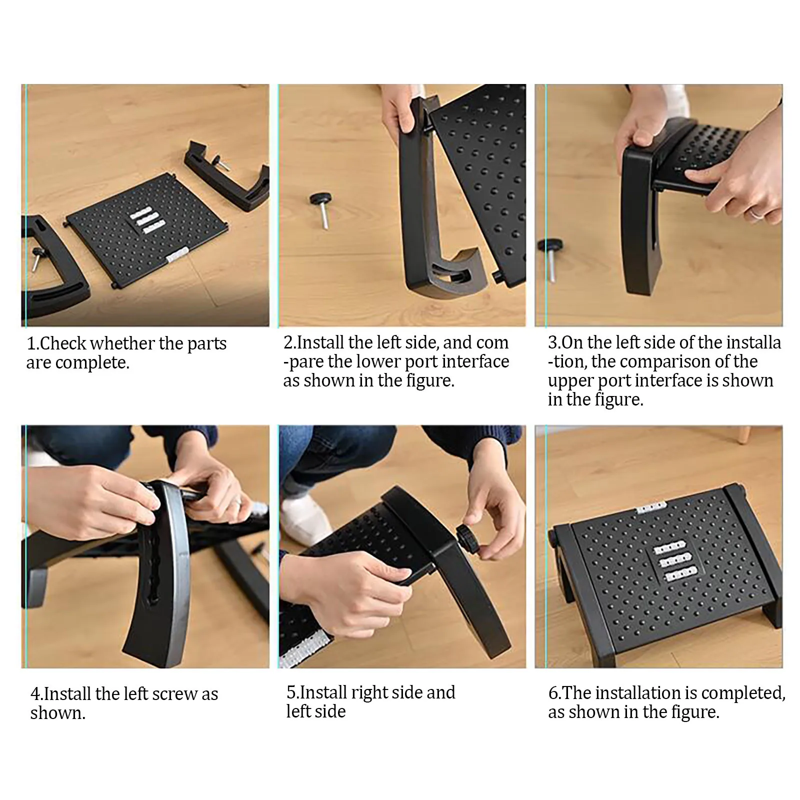 spesifikasi Bantalan Kaki Ergonomis Mendukung Sandaran Kaki Di Bawah Kaki Meja Kursi Bangku Untuk Rumah Komputer Kursi Kerja Perjalanan Pijakan Kaki Pijat