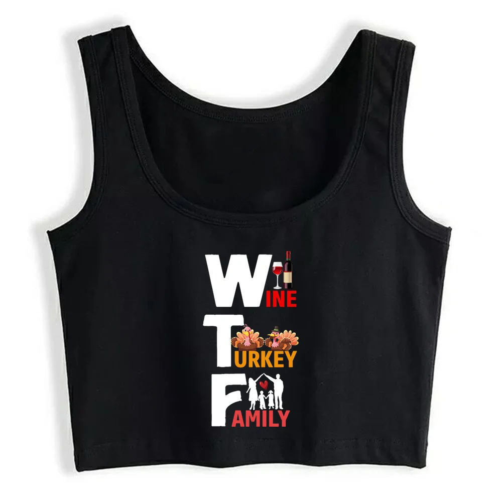 

Crop Top Women Wtf Harajuku Emo Aesthetic Grunge Tank Top Female Clothes