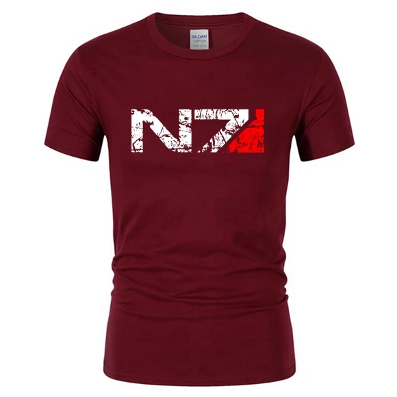 Новая игра N7 Mass Effect 3 футболка Мужская система военный армия эмблема игры