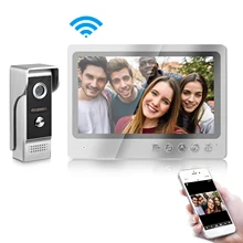 9inch Monitor Video Intercoms Home Security System Video Doorbell Door Phone Cam