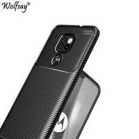 For Motorola Moto Plus Case Bumper Silicone Carbon Fiber Shockproof Phone Case For Motorola Plus Cover Case Moto Plus