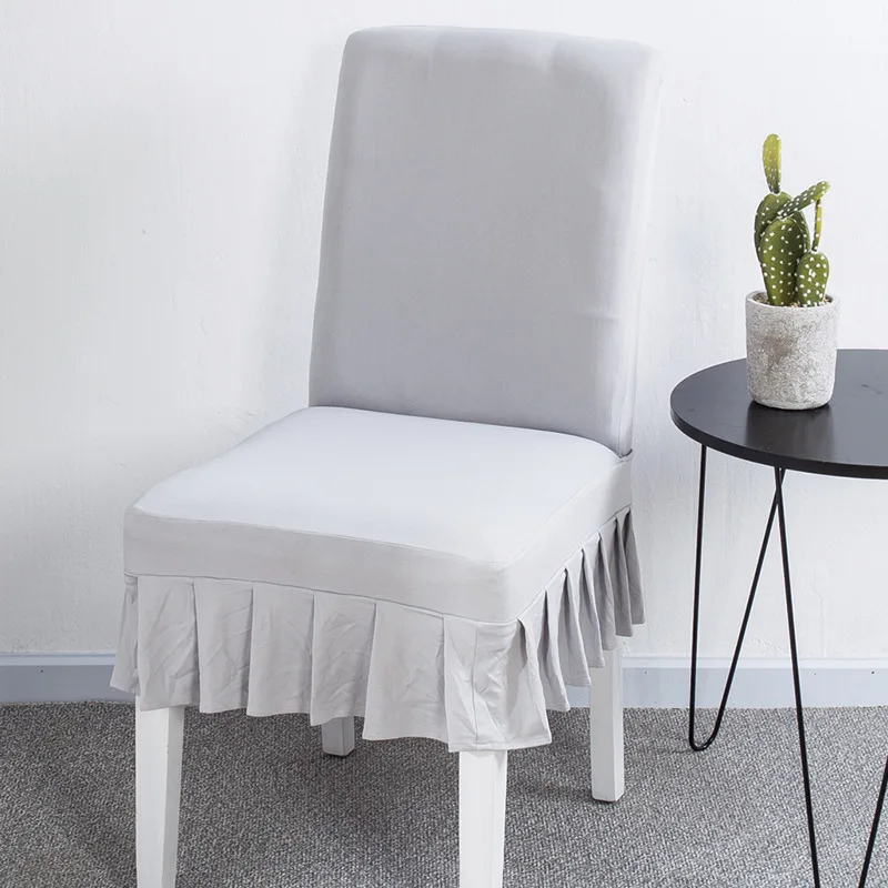 Новинка 2019 рождественские Стрейчевые эластичные чехлы на стулья для банкетов и