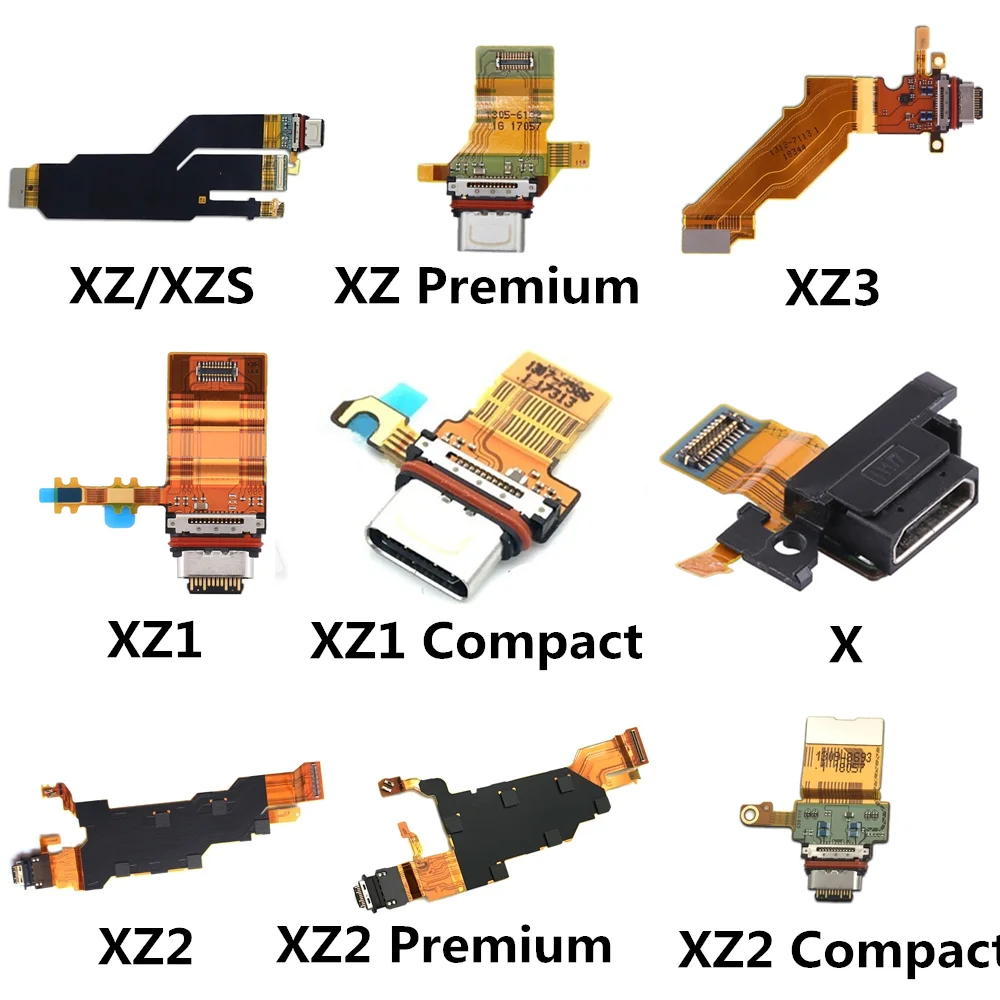 Оригинальный USB порт для зарядки док разъем Sony Xperia XZ XZs XZ1 XZ2 XZ3 1 2 3 Compact Premium Dock Flex