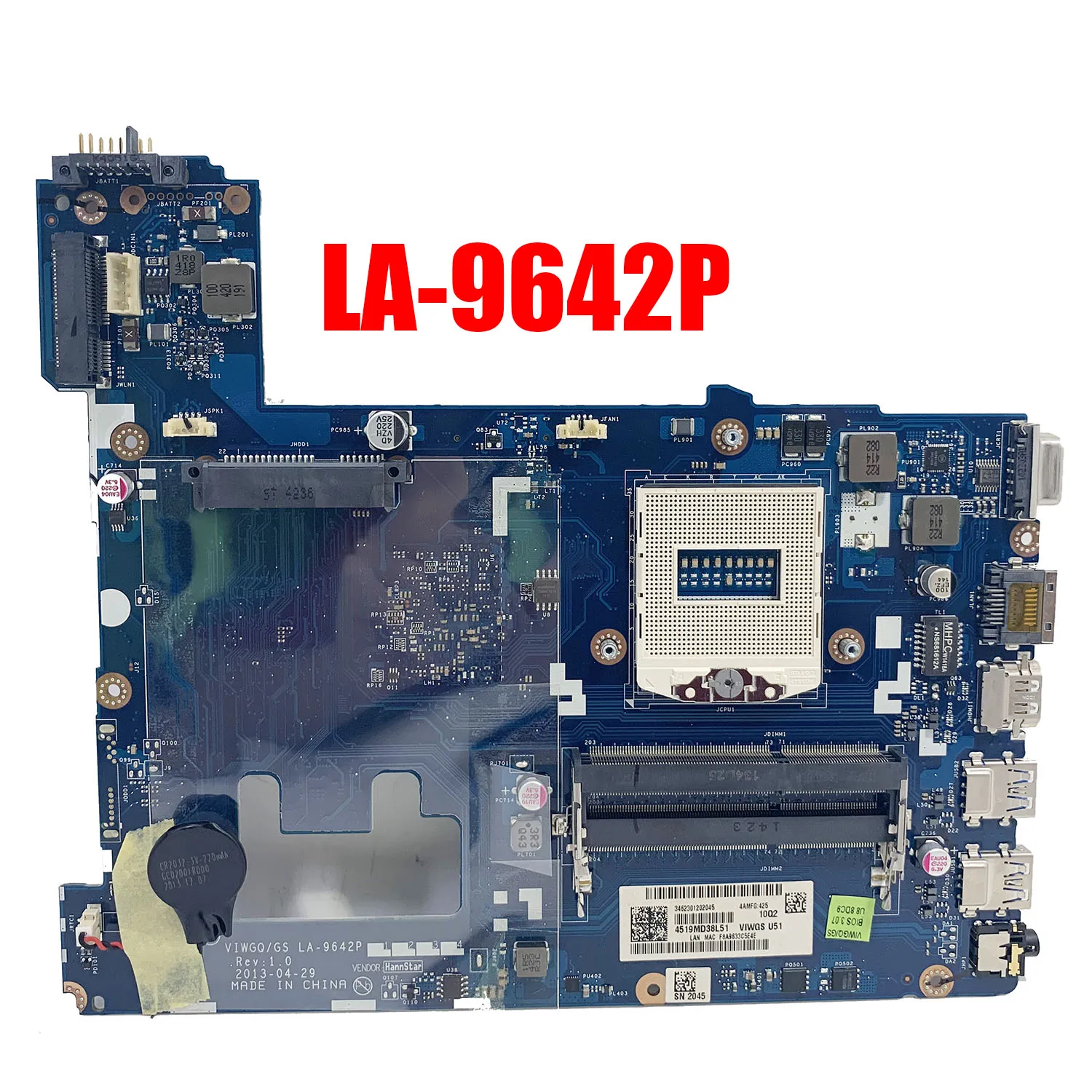 G510 материнская плата для Lenovo VIWGO/GS LA 9642P ноутбука тест оригинальная 100%