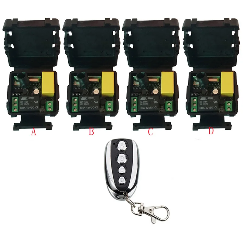 220 В переменного тока 1 канал RF беспроводной пульт дистанционного управления