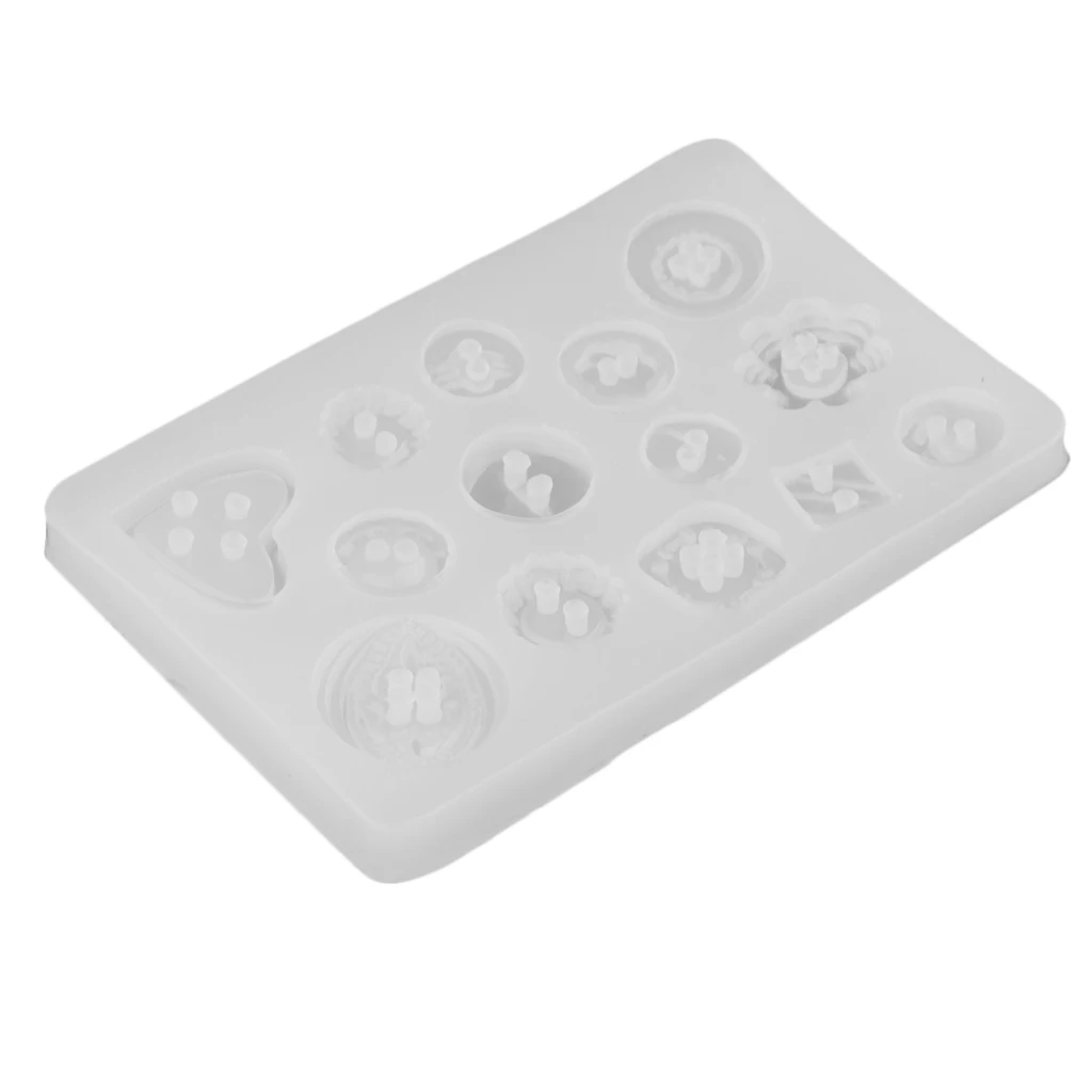 

Ассорти размер и форма кнопки силиконовые формы смолы хрустальные формы для эпоксидной смолы