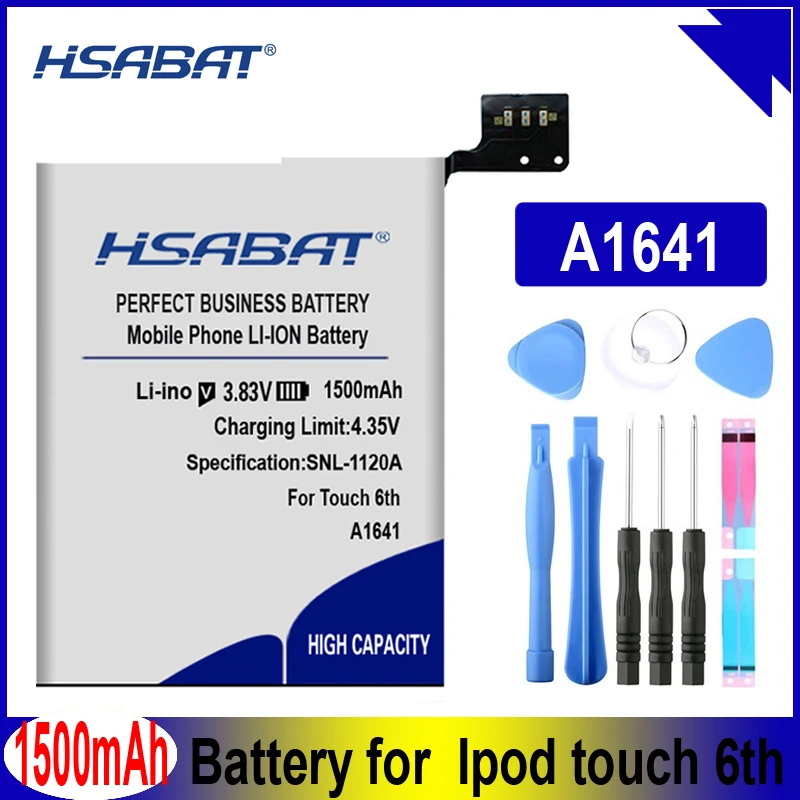 HSABAT A1641 1500 мАч батарея для Ipod touch 6-го поколения 6 6g в инструменты