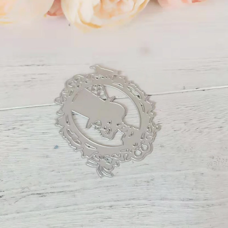 В виде скелета на Хэллоуин мужские металлические режущие штампы Новинка 2019