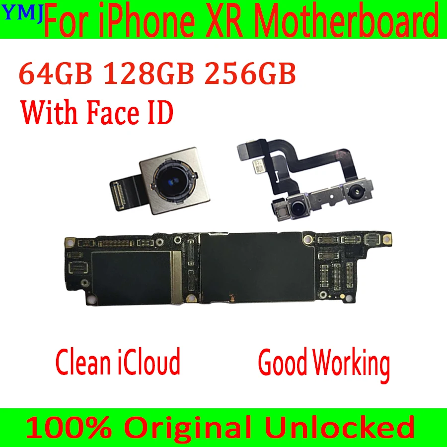 64GB128GB 256GB для iPhone XR материнская плата с/без лица ID 100% оригинальная
