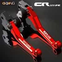 for honda cr125r cnc motorcycle brake clutch lever motocross dirt bike brakes levers accessories cr 125r 2004 2005 2006 2007
