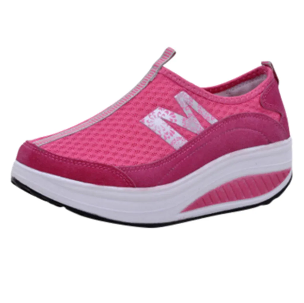 Кроссовки женские повседневные туфли из сетчатого материала дышащей ткани на