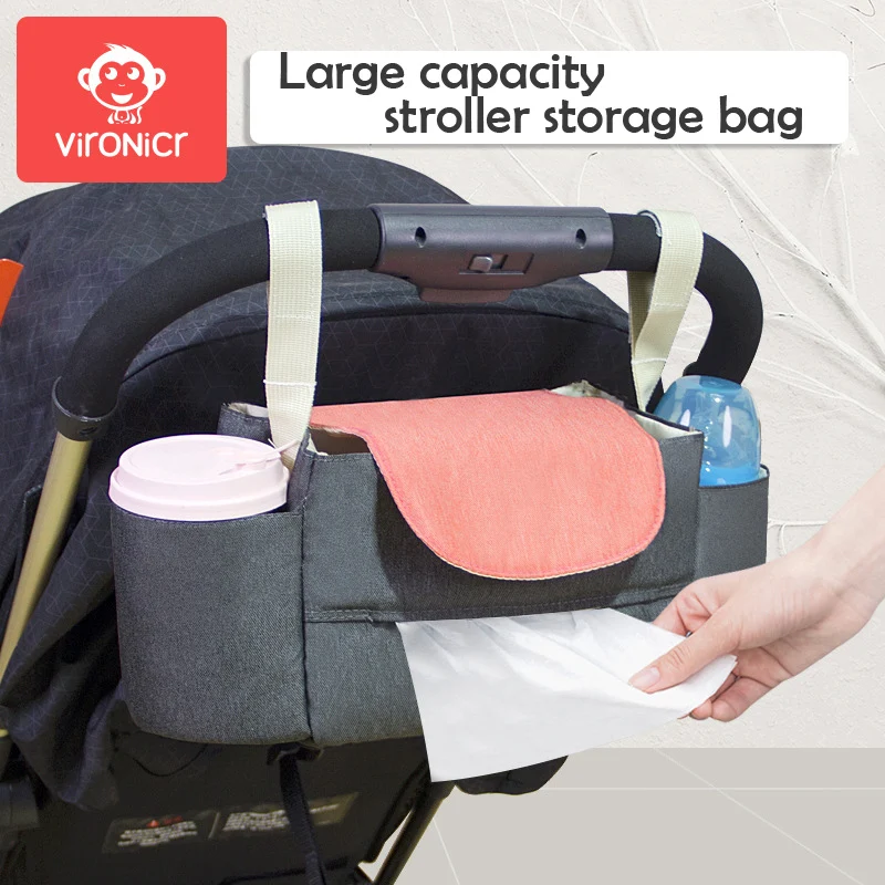

Универсальная сумка для детской коляски, дорожная сумка для хранения, многофункциональная сумка для ухода за подгузниками для мам, водонеп...