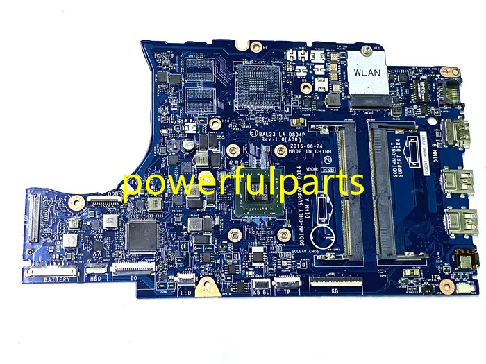 

working for dell inspiron 5565 motherboard a9 cpu built-in LA-D804P CN-0KF2J6 0KF2J6 KF2J6 tested well