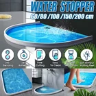 1M2M силиконовый Ванная комната водяные пробки заказанных кабелей блокиратор для душа плотины Non-slip отделение для сухого и мокрого потока барьер двери в супермаркетах, склеивает дно пакетов, намечает линию отрыва Внизу Полосы