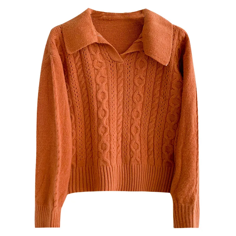 

Дешевая оптовая продажа 2021 Весна Осень Зима Новая мода Повседневный Теплый красивый женский укороченный свитер женский OL BFy1626