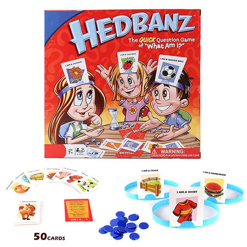 Игра Hedbanz игра Кто я настольная для всей семьи персонажи мультфильмов карточная