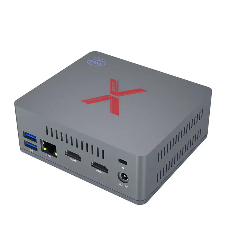 Bt3-X мини-ПК 2,4 ГГц Wifi Bluetooth 4,0 Ethernet 1000 Мбит/с 4 Гб ОЗУ 64 Гб ПЗУ Wins10 процессор Intel Apollo J3355 ТВ-приставка(штепсельная Вилка европейского стандарта