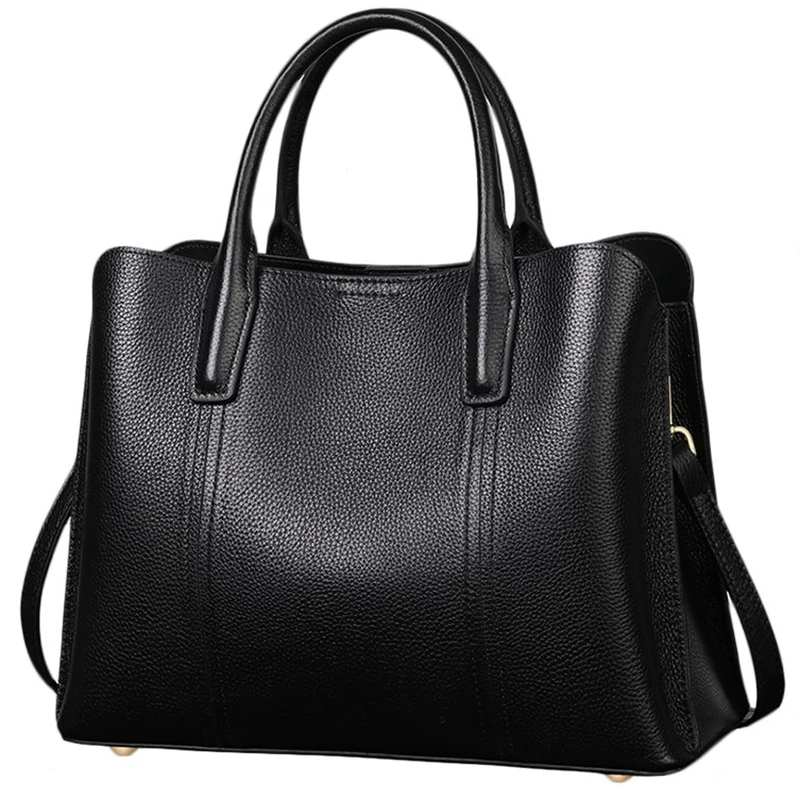 

New Women Shoulder Bag Genuine Leather Handbag Female Messenger Crossbody Bag Atmospheric Professional Large Capacity Wild Totes