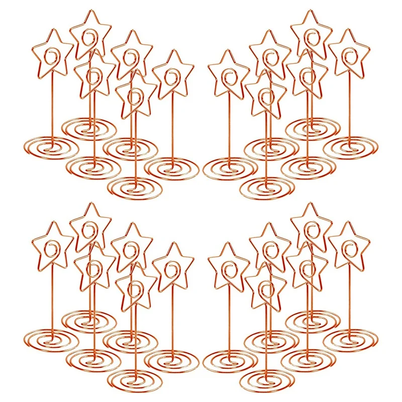 Промо акция! 24 шт. держатели для карт проволочные подставки фотографий свадеб