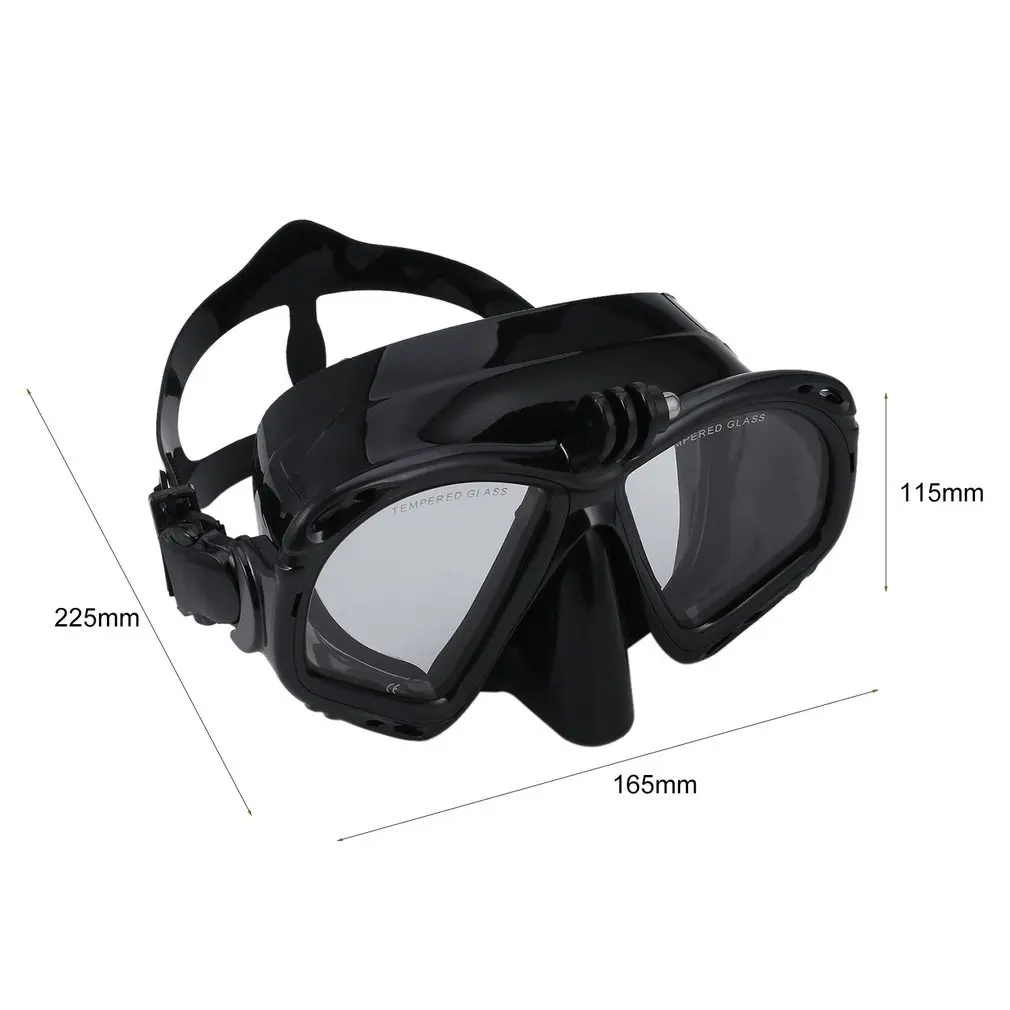

Professional Silicone Gear Scuba Diving Mask Equipment Snorkel Adults Anti-Fog UV Waterproof Swim/Dive Glasses Men Women Goggles