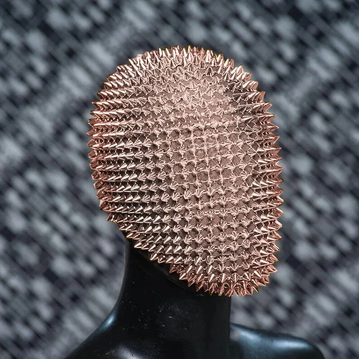 Косплей смешная маска шипованные шипы полное лицо драгоценность Margiela для лица