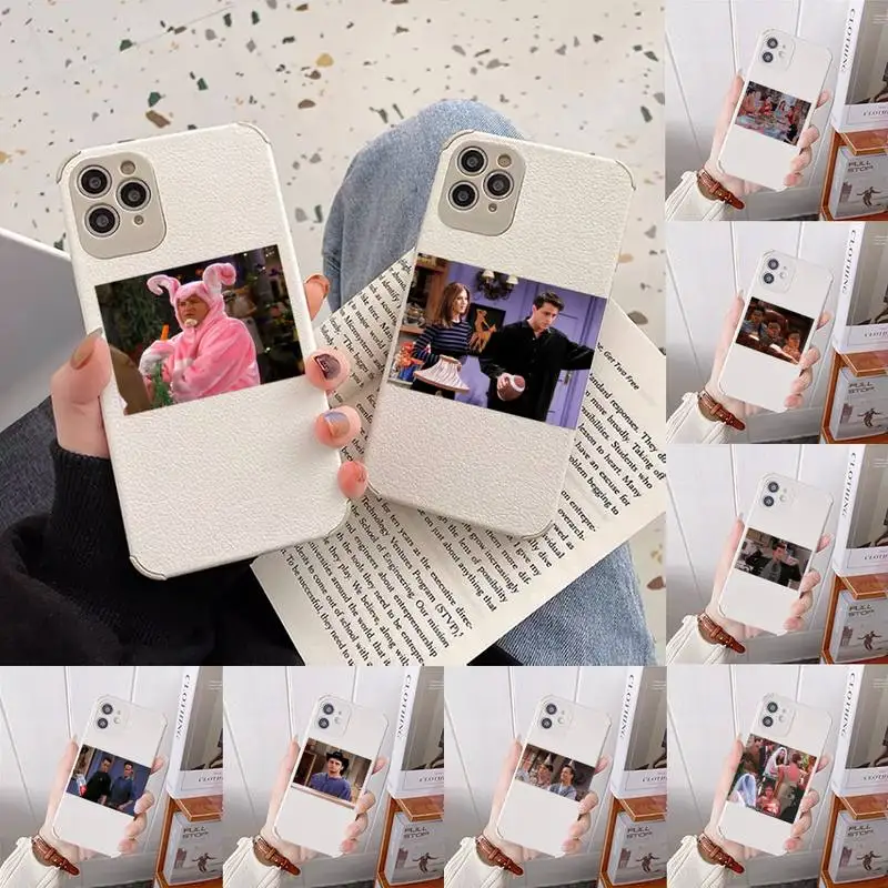 

Central Perk Phone Case Lambskin Leather For iphone 12 11 8 7 6 XR X XS PLUS MINI PLUS PRO MAX Shockproof