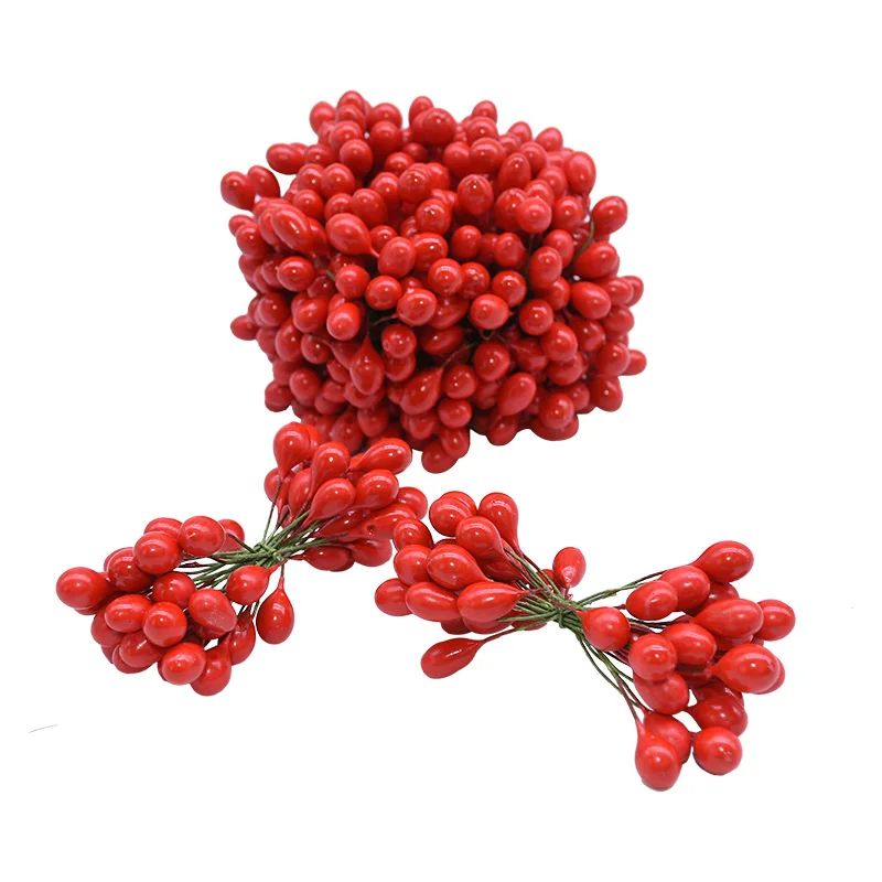 25 шт/50 шт 8 мм настольные лампы в виде с украшениями цветов красное двойной