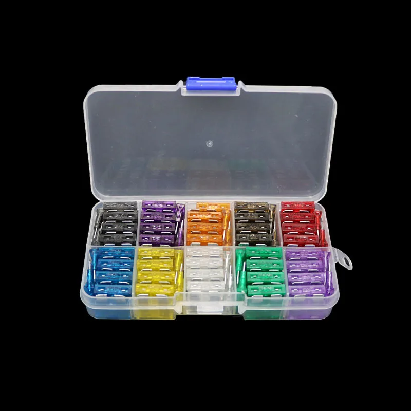 100 шт. Автомобильные предохранители среднего размера 2 А 3 5 а 10 15 20 25 30 35 |