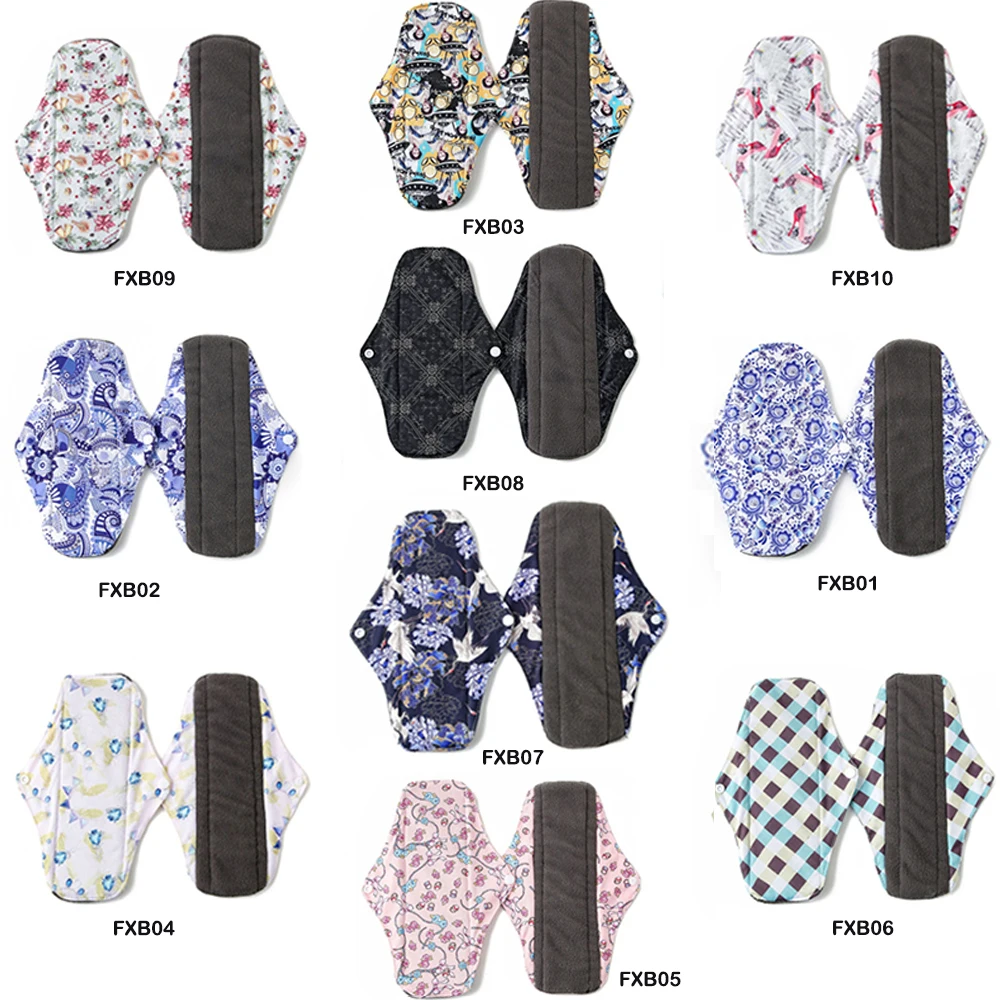 1 шт многоразовые Женские бамбуковые хлопковые менструальные прокладки для мамы