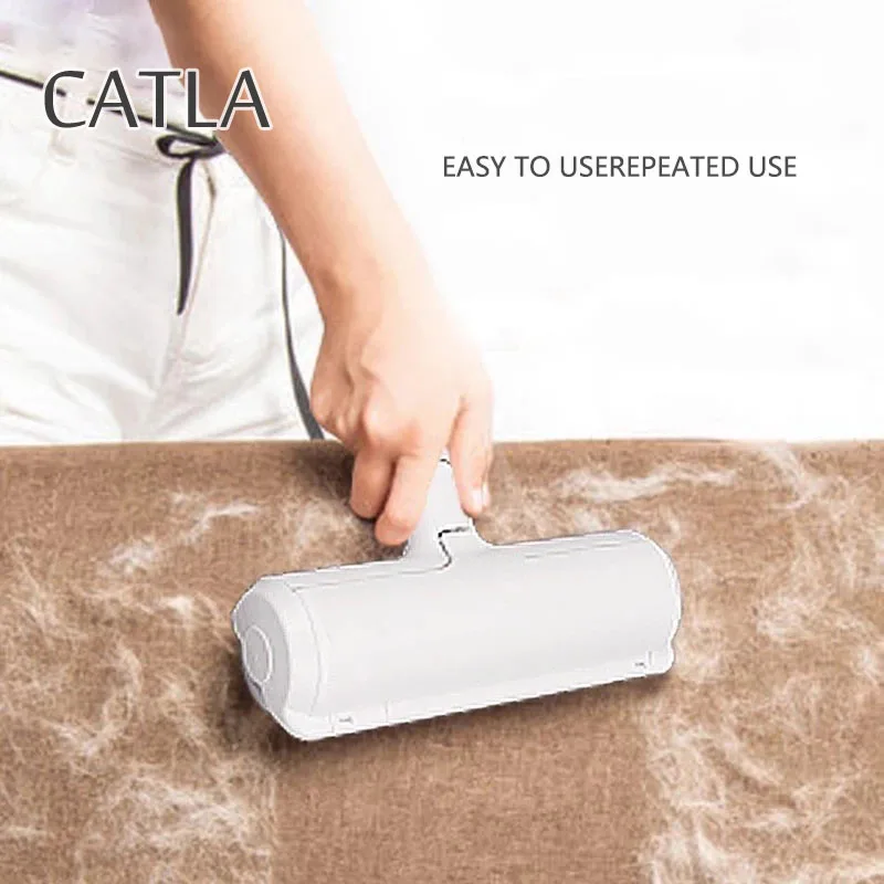 

Двухсторонняя Машинка для удаления шерсти домашних животных CATLA, роликовая Машинка для удаления шерсти собак и кошек из мебели, машинка для ...