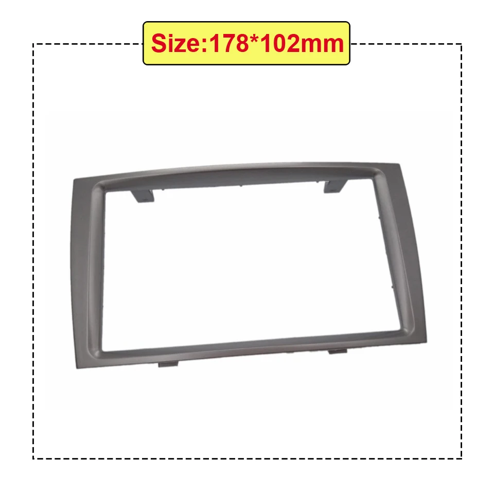 178x102mm Стерео фасции подходят для PEUGEOT 308 2008+ 2Din DVD Радио фасции рамка приборной панели установка адаптер отделка комплект - Название цвета: 178x102mm