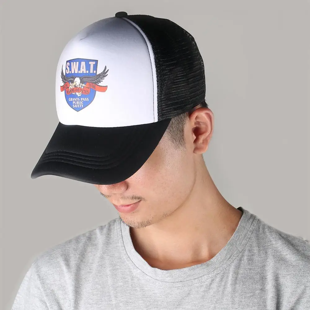 Черная бейсбольная кепка SWAT Мужская армейская тактическая Кепка Snapback хип хоп