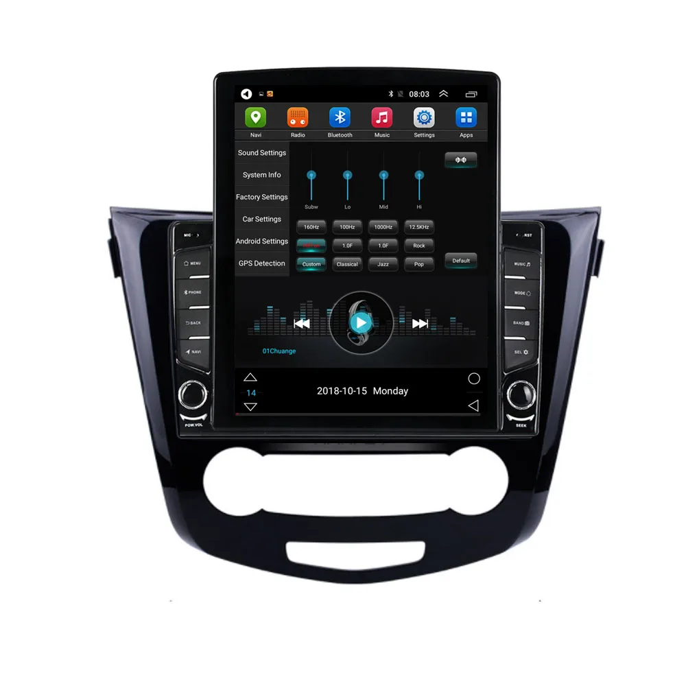 9.7&quot Android 10.1 For NISSAN QashQai X-Trail 2013-2017 Tesla Type Car Radio Multimedia Video Player Navigation GPS RDS no dvd |