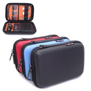 Ghkjok большой органайзер для электроники, сумка для USB флеш-накопителя, 2,5 дюйма, чехол для жесткого диска, Дорожный Чехол 18x12x см