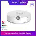 Датчик температуры и влажности Tuya Zigbee, домашний гигрометр с Wi-Fi, термометр с поддержкой Alexa Google Smart Life, Ifttt, 14 шт.