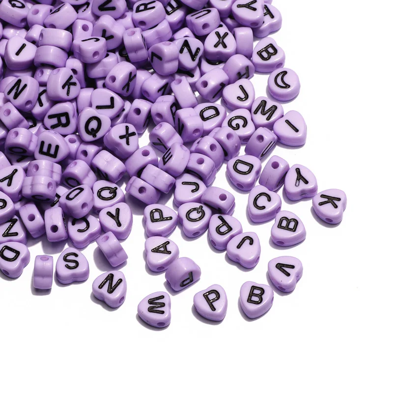 

4x7mm Acrylic Mixed Letter Beads Random Alphabet Spacer Beads For Jewelry Making Kids DIY Handmade Necklace Bracelet