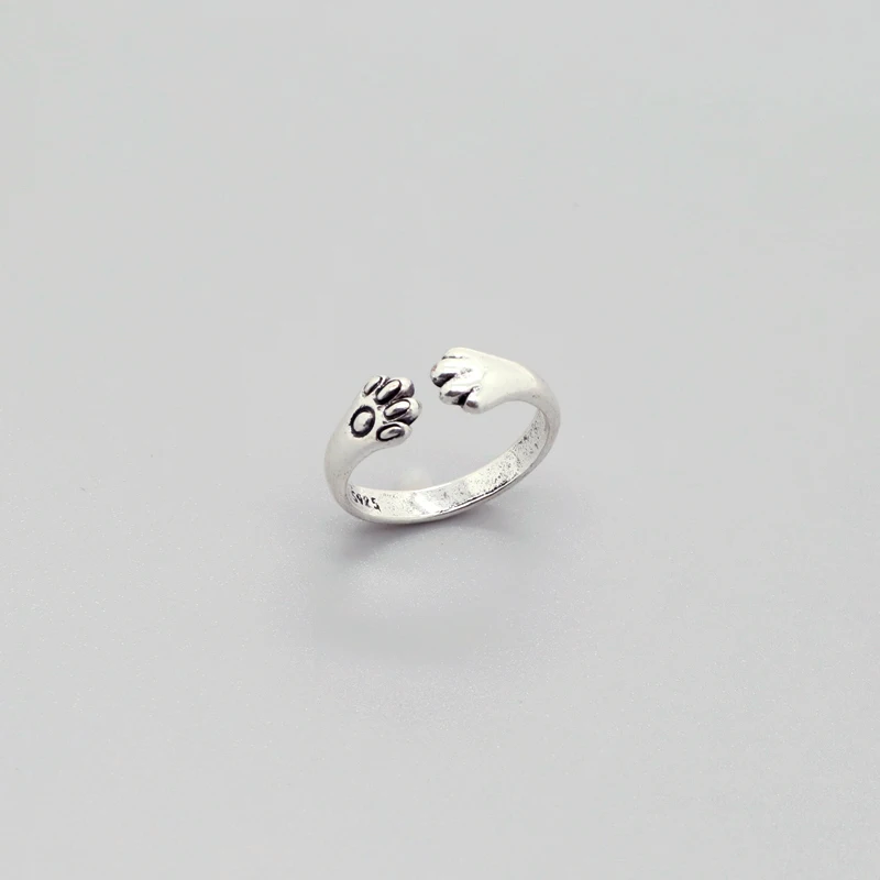 Кольцо женское в виде кошачьей лапы 1 шт. R269 | Украшения и аксессуары