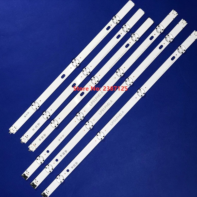 10 комплектов = 60 шт. светодиодных лент для подсветки LG 43LH5100 43LH5700 43LF510V LF51_FHD_A LF51_FHD_B