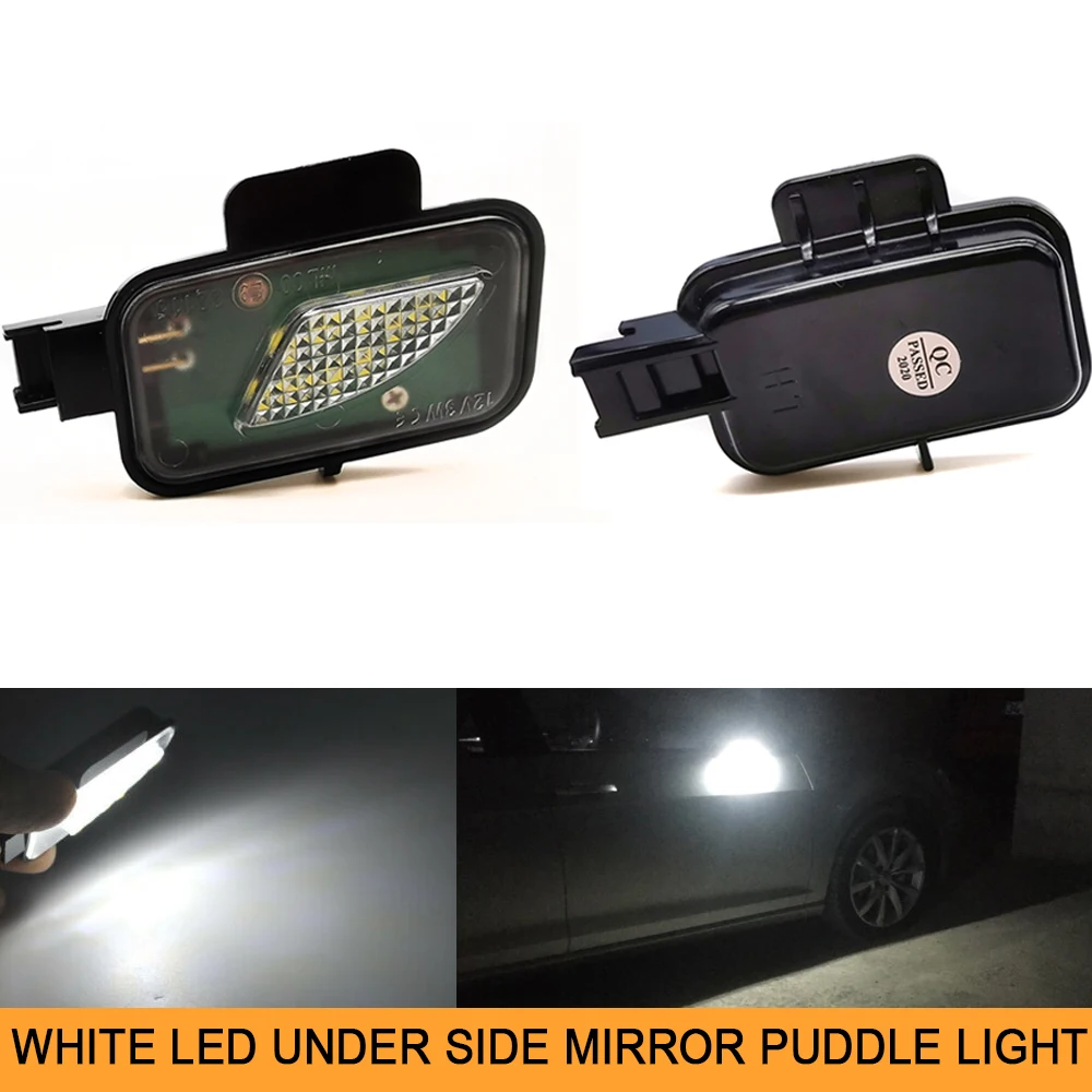 

White LED Under Side Mirror Puddle Light for VW Passat B8 3G2 Variant Alltrack 3G5 Arteon 3H7 Super Bright Car Styling