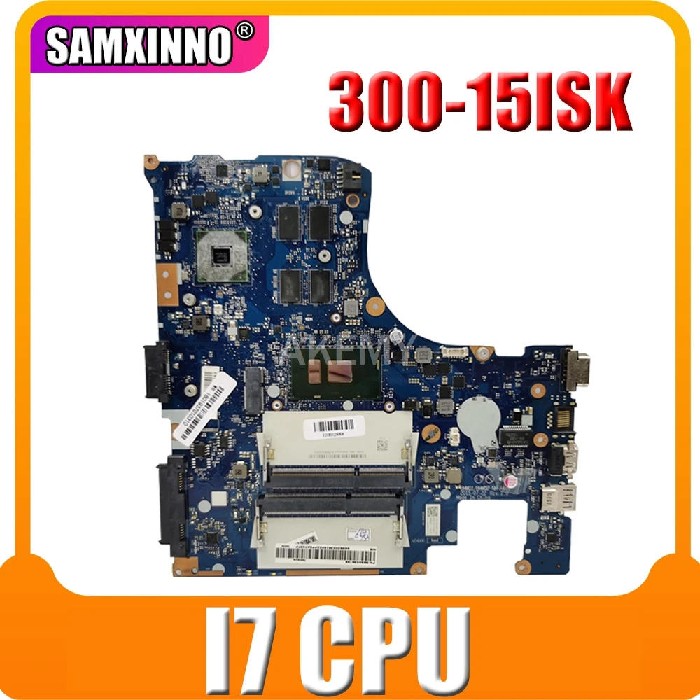 

15,6-дюймовый BMWQ1 BMWQ2 NM-A481 для Lenovo Ideapad 300-15ISK ноутбук материнская плата CPU i7 6500U R5/M330 2G DDR3 100% тестовая работа