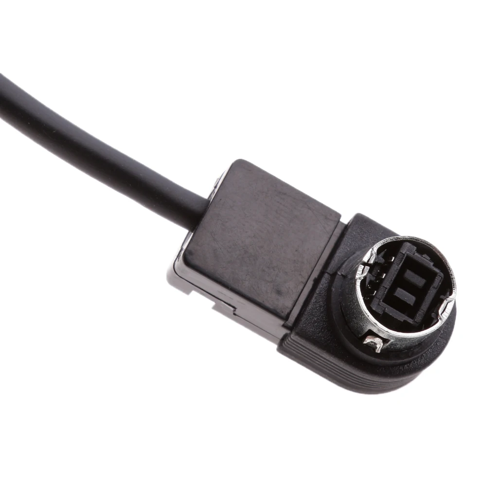 

Car AUX Input Line In Adapter Audio Cable 3.5mm CD For Alpine KCA-121B Black