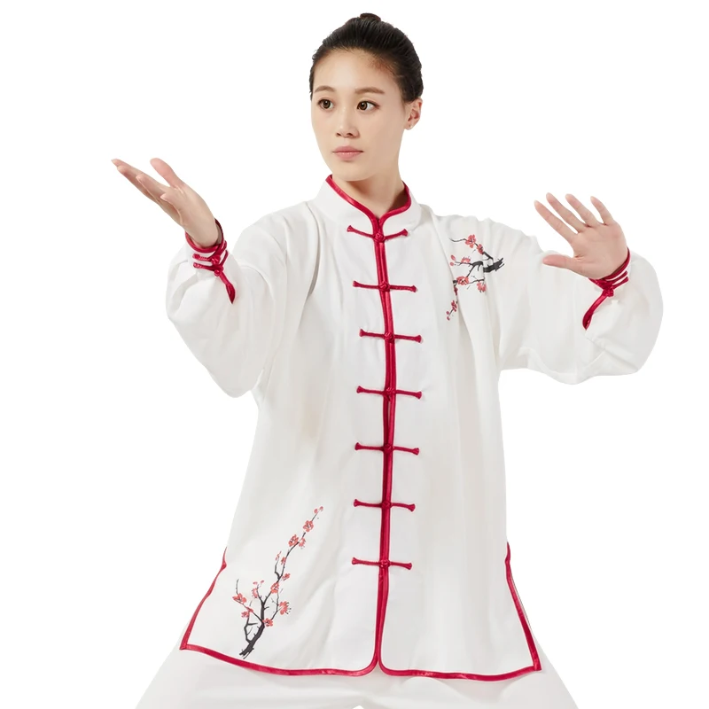 Tai chi clothing women's long sleeve training clothes martial arts performance clothes men's Jiajia cotton Taijiquan clothing pr