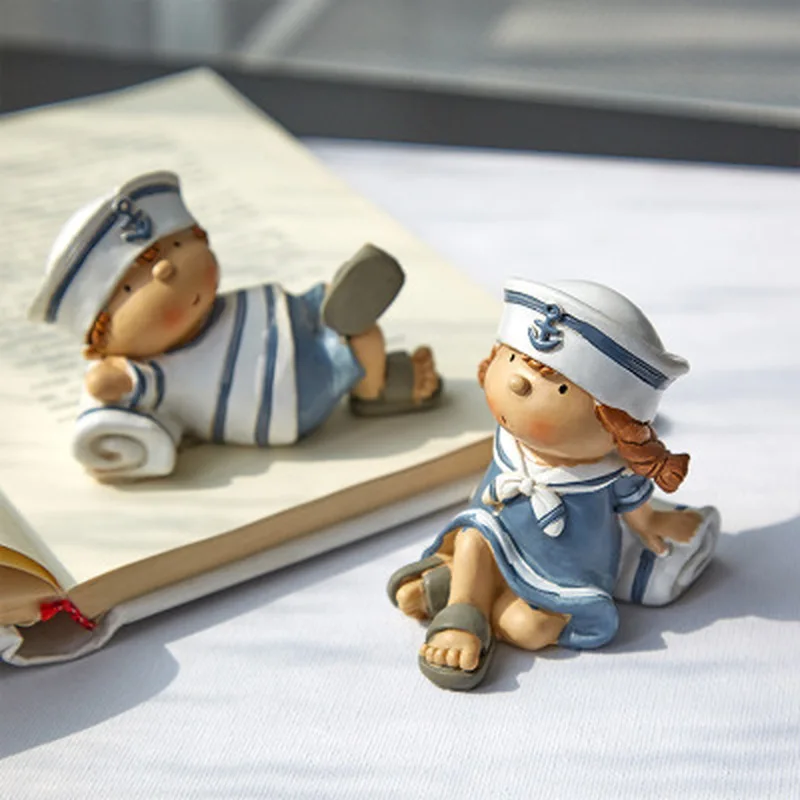 Кукольные ножки в средиземноморском стиле украшение из смолы современное