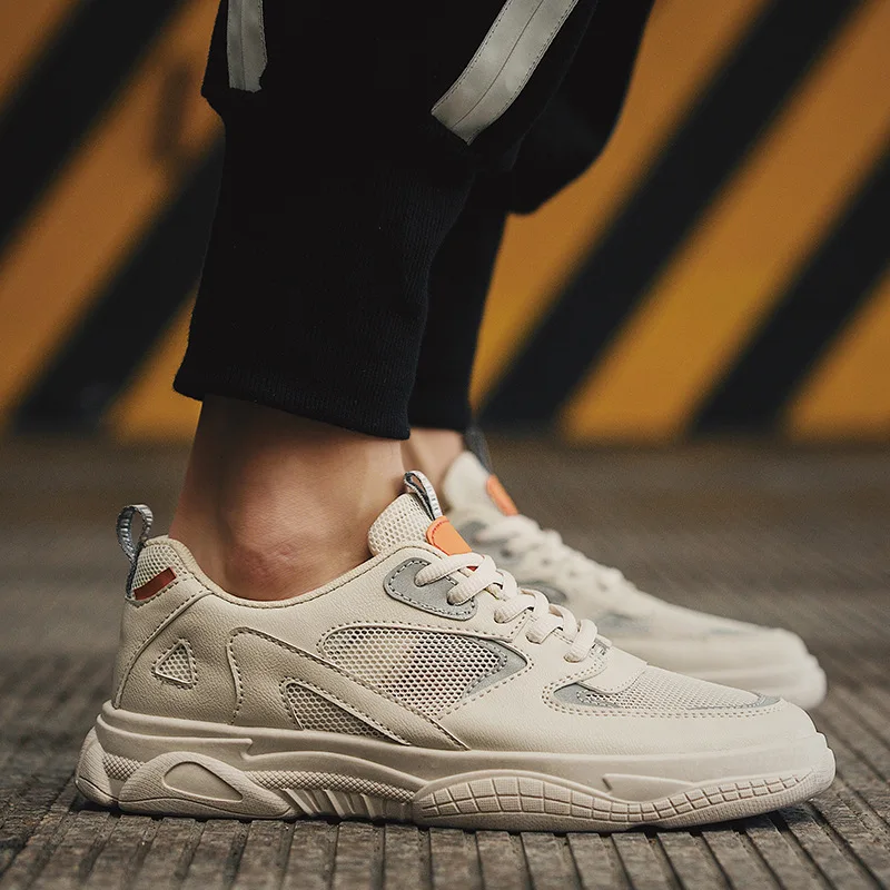 Повседневная обувь светильник Весна Для мужчин повседневные туфли из сетчатого