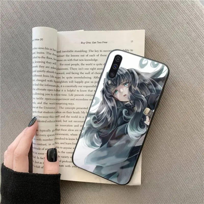 

Muichiro Tokito Kimetsu No Yaiba Phone Case For Samsung galaxy S 9 10 20 A 10 21 30 31 40 50 51 71 s note 20 j 4 2018 plus
