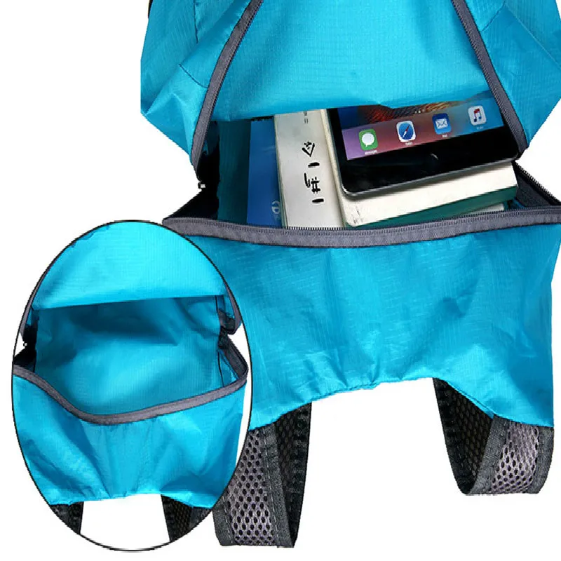 Легкий рюкзак 15 л складной ультралегкий уличный водонепроницаемый дорожный для