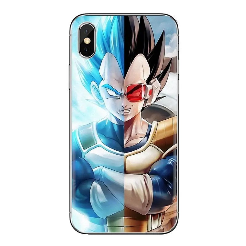 Dragon Ball Z Majin Vegeta Soft Transparent Cases Covers For iPod Touch Apple iPhone 4 4S 5 5S SE 5C 6 6S 7 8 X XR XS Plus MAX |